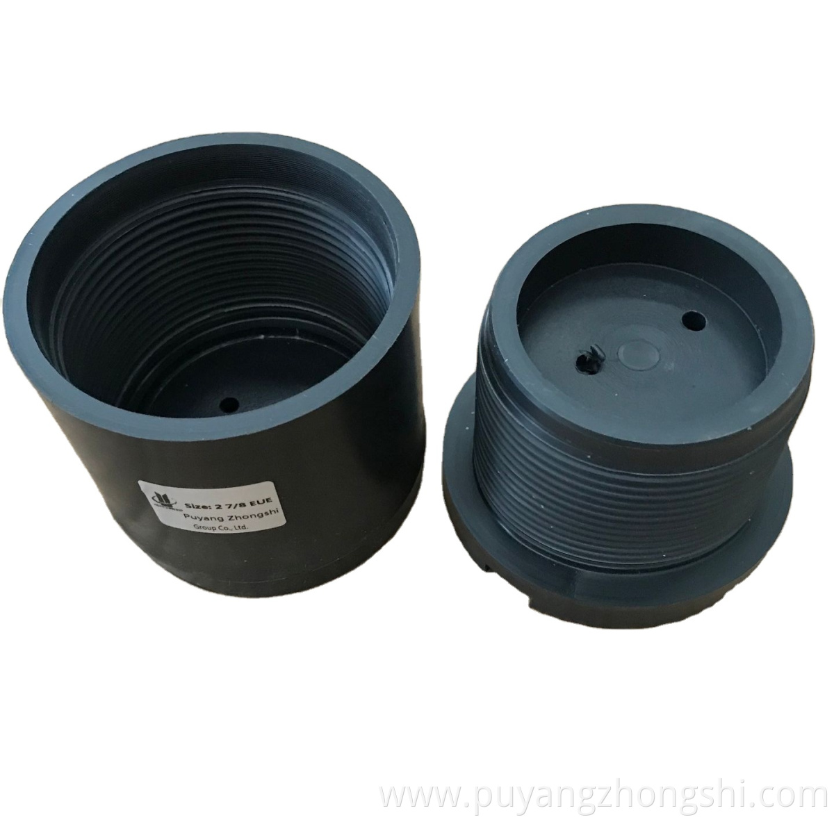 heavy duty plastic and steel drill pipe thread protector
